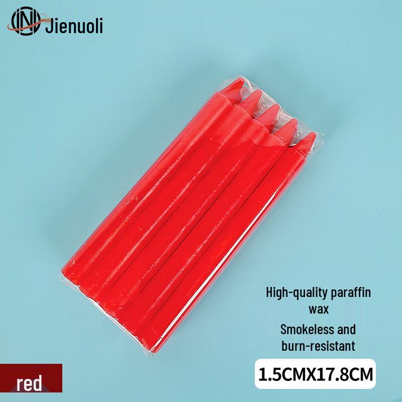 JNL N84116 Red Pillar Candles