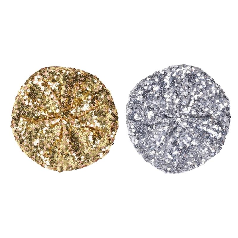 Trendy Hat Set Of 2 Beautiful Decorative Sequins Excellent For Stage Props And Cultural Parties