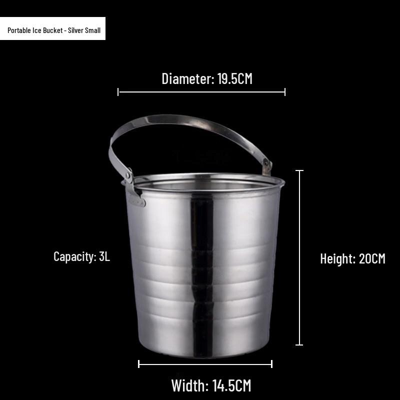 

Stainless Steel Tiger Head Ice Bucket