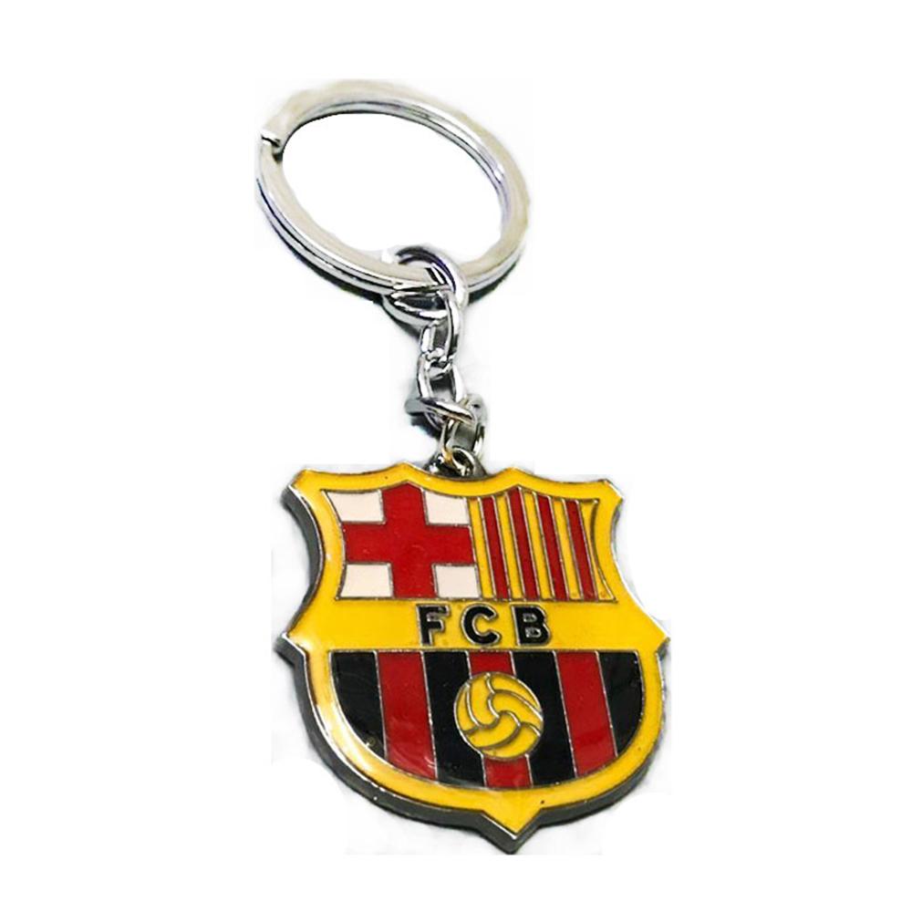 Barcelona Fotballag Premier League Metall Logo Anheng Nøkkelring For Fans