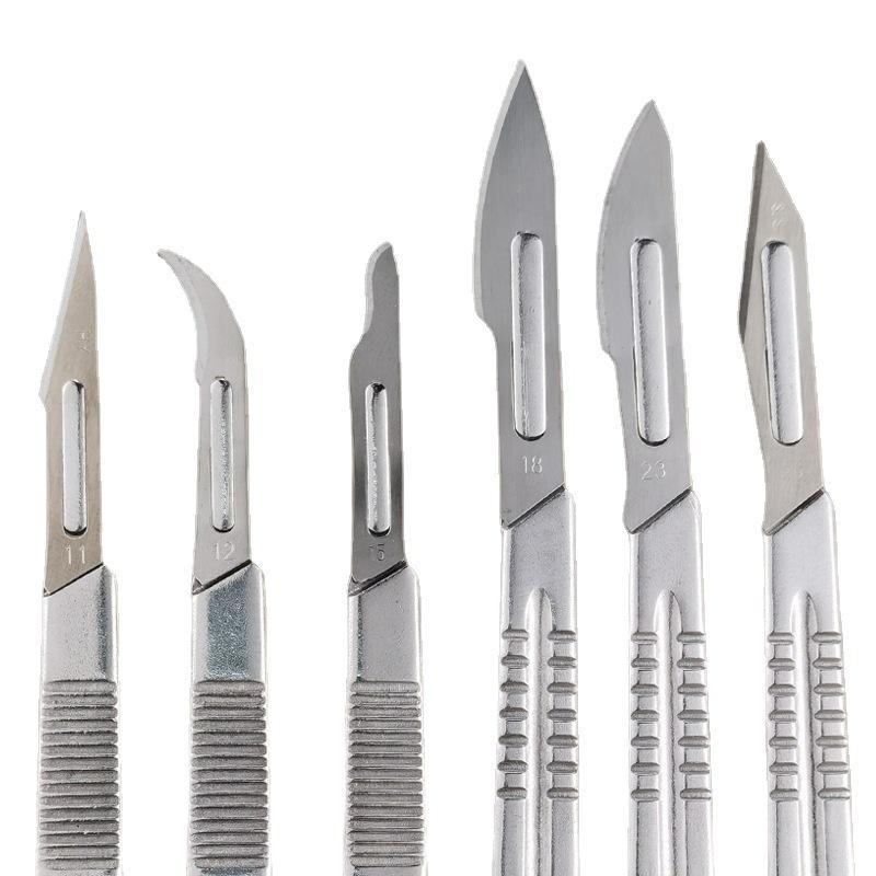 10pcs Knife Blades NO.10/11/12/15/18/20/21/22/23/24/25/60 Metal Engraving Repalce Blades DIY Wood Carving Fruit Sculpture Cutter