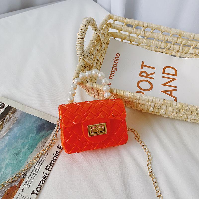 Fashionable Childrens Mini Pearl Handbag Waterproof And Lightweight For Daily Use