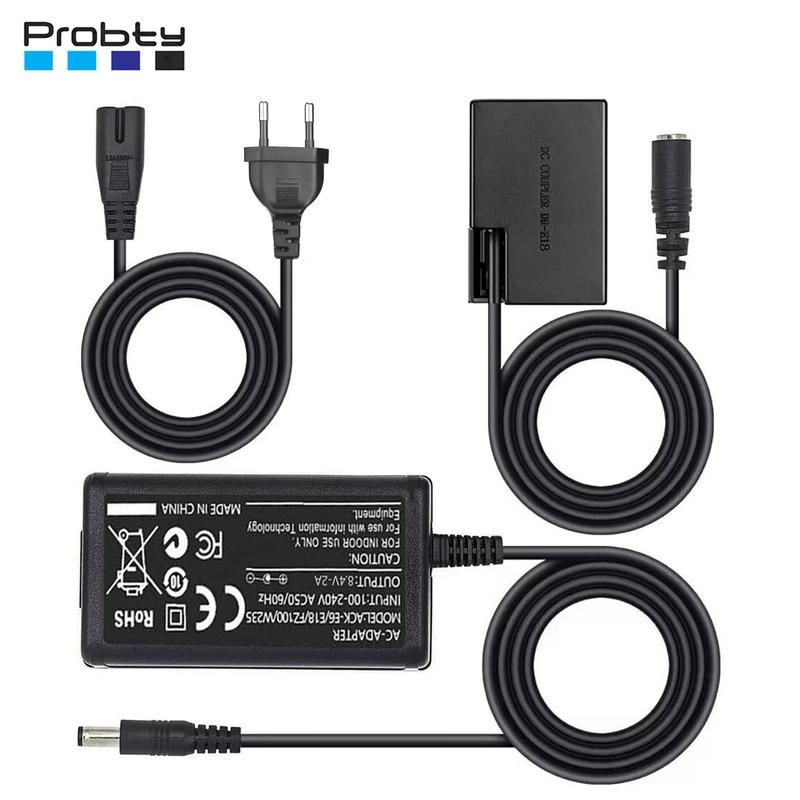 ACK-E18 Power Supply DR-E18 Dummy Battery LP-E17 DC Coupler AC Adapter fit for Canon EOS Rebel RP R50 T7i T6i T8i T6s SL2 SL3 EU