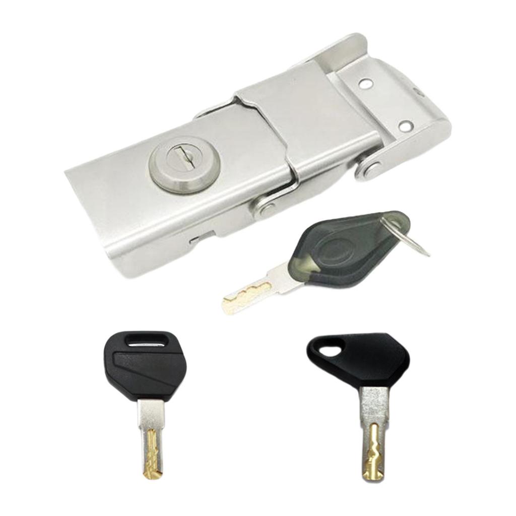 Motorcycle Trunk Lock Anti-theft for Saddlebags Wooden Case Tool Box