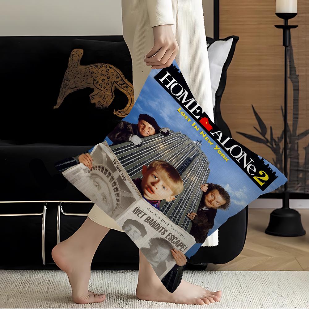 MOVIE Home Alone Christmas Pillow Gift Home Office Decoration Pillow Bedroom Sofa Car Cushion CoverPillow Case 16x16Inch