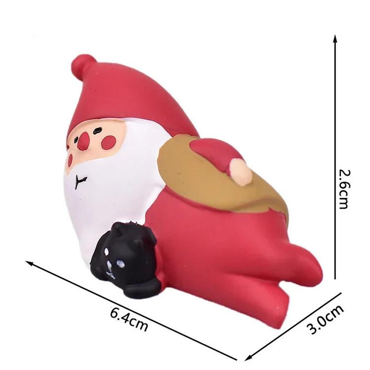 1pc Scene Decoration Christmas Series Bookshelf Decorationt Collectible Home Decoration Garden Resin Craft Toy Bonsai Ornaments