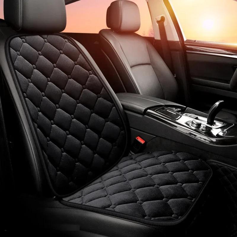 Flax Linen Car Seat Cover Front Rear Non-Slide Winter Auto Protector Cushion Mat Pad Compatible with Seat Ibiza X1 X45