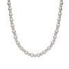 Necklace - LUXENTER - Zurgrak - White Pearl - Silver Finish - Woman