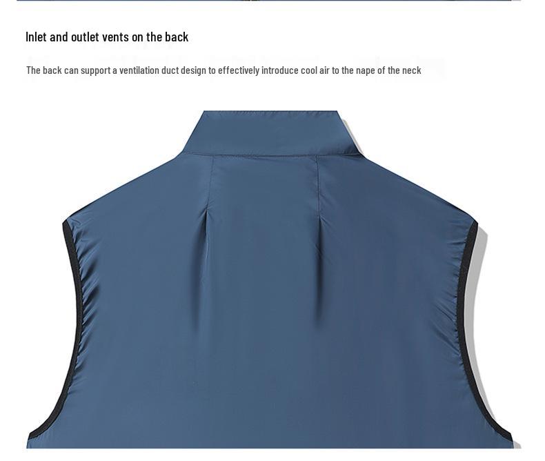 Summer Cooling Air-Conditioned Vest with Fan for Outdoor Heatstroke Prevention