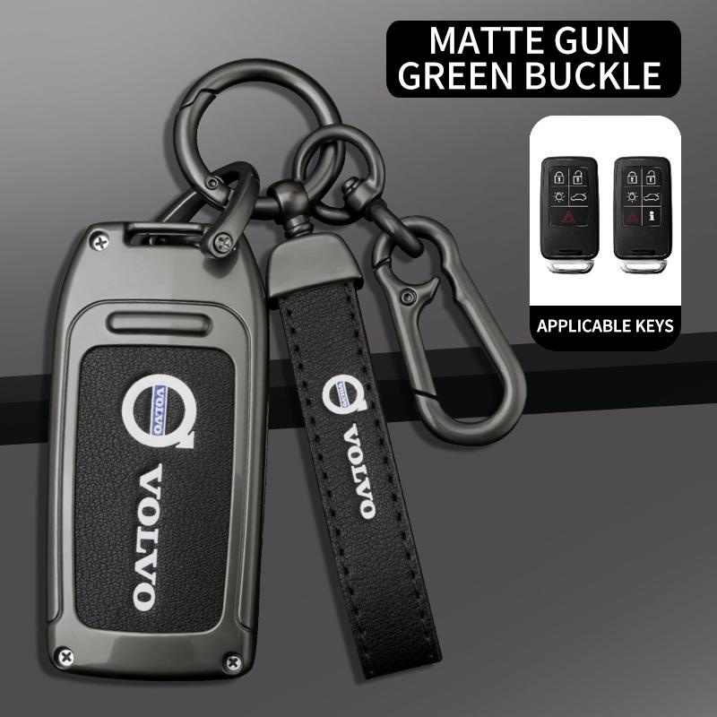 Zine Alloy Car Remote Key Case Shell Cover Holder For Volvo S40 S60 S80 S90 V60 XC60 XC70 S60L S80L V40 XC90 Protector Accessory