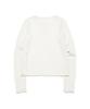 LEE Women'S Button Long Sleeve T-Shirt Ivory