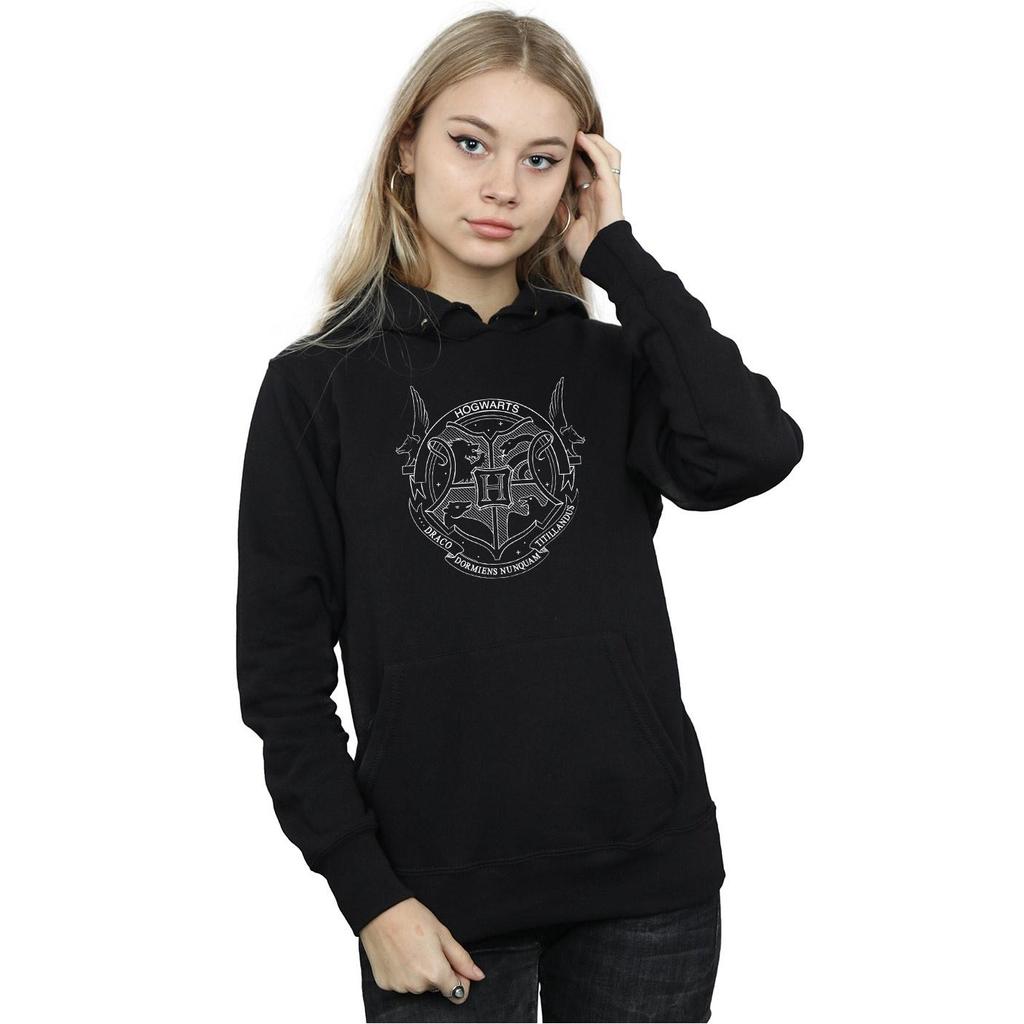 HARRY POTTER Womens/Ladies Hogwarts Seal Hoodie