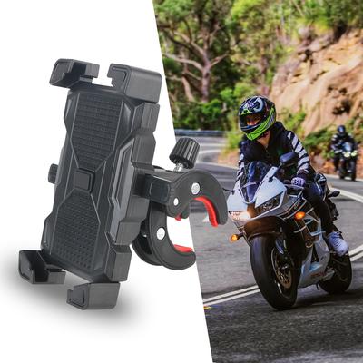 Unterstützung für Einhandbedienung. 360 ° drehbar, einstellbar, GPS-Navigationsunterstützung, automatische Verriegelung, Fahrrad-/Motorrad-Telefonhalter