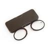 New Stick On Phone MINI Clip Nose Bridge Reading Glasses Portable Presbyopic Glasses With Case +1.0 +1.5 +2.0 +2.5 +3.0 +3.5