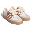 Adidas Originals SAMBAE Low Top Skateboard Shoes Women's White Pink Sneakers JR3334