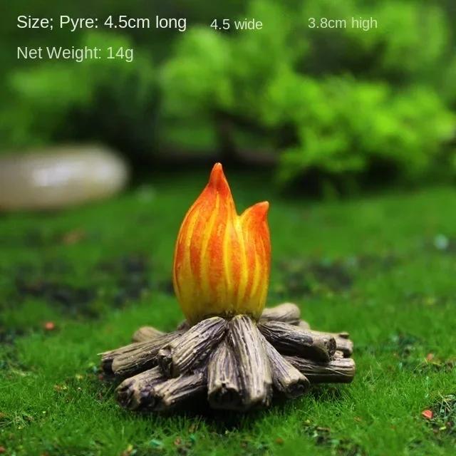 

Коллекционные садовые гномы с аксессуарами - Полимерная миниатюра для Хэллоуина, украшение для дома, украшение для сказочного сада