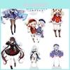 Genshin Impact Acrylic Stand Anime Characters Hutao Klee Keqing Desktop Decor