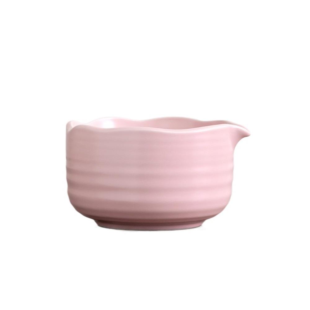 

Large Capacity Matcha Mixing Bowl Reusable Japanese Tea Wash Ceramic Matcha Bowl Tea Lovers рожевий