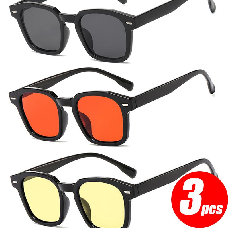 Vintage Sunglasses Wome Sun Glasses UV Protection Ultralight  Eyewear Fashion Luxury PC Unisex Outdoor Glasses