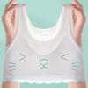 Sweet Soft Comfortable Racerback Training Vest for Growing School Girls Thin Lightweight Breathable Daily Developmental Undergarment