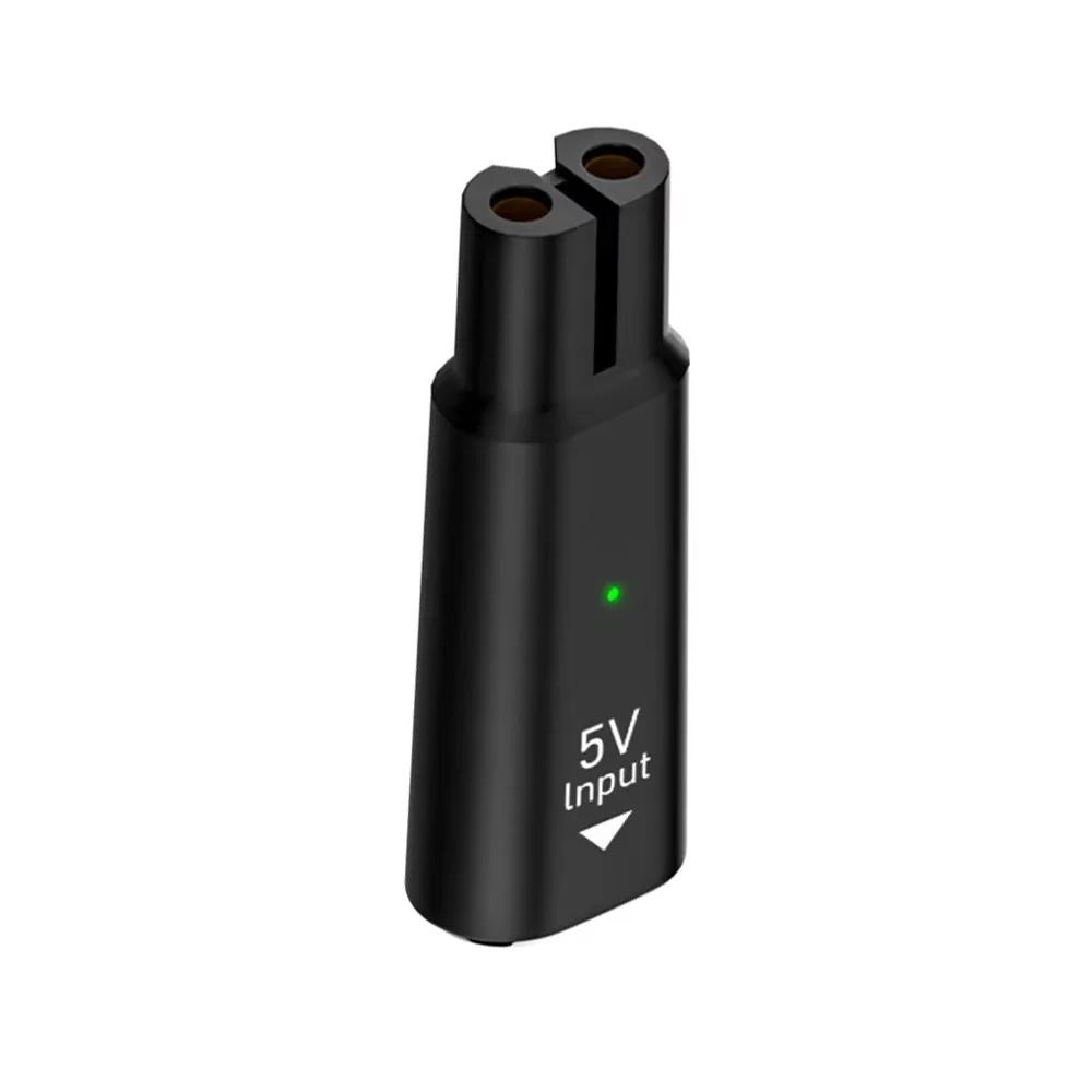 

5V Type C PD to DC Power Adapter Converter for Philips Shaver Razor Electric Hair Clipper Fast Charge Connector Beard Trimmer чорний
