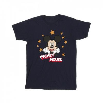 Mens Mickey Mouse Stars T-Shirt