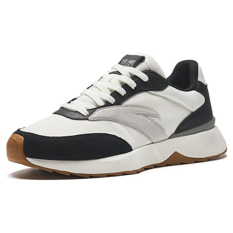 Anta Non-Slip Wear-Resistant Low-Top Sports Casual Shoes Men Sneakers Black White Brown 112338879-1