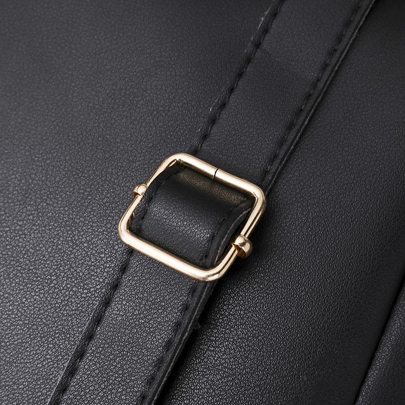 Chic Women's Pu Leather Backpack With Soft Material And Wear Resistant Design