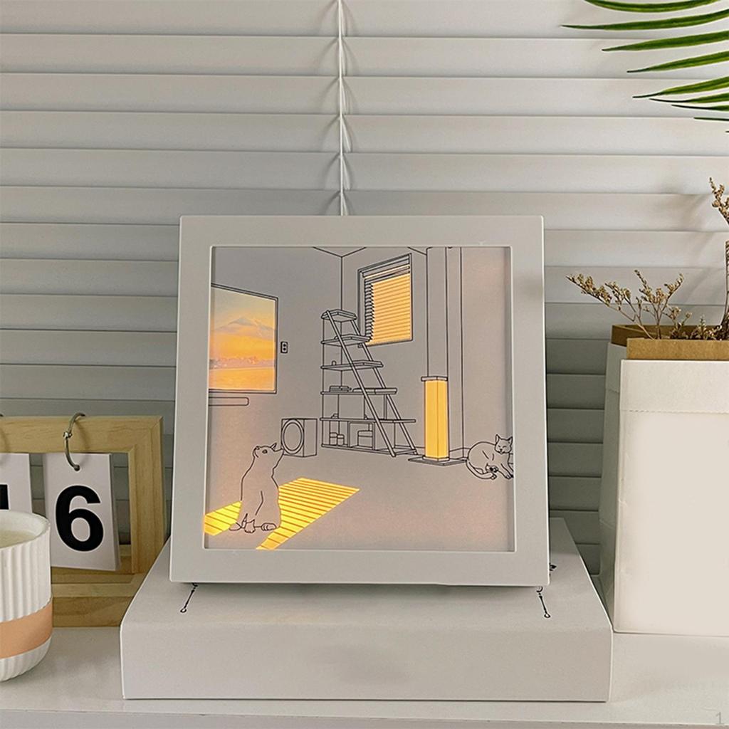Illuminated Artwork Frame for Special Occasions