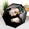 Rose Ring: Moment Reflection Folding Umbrella Travel Suitable for All Seasons Printing Light Sun Umbrella
