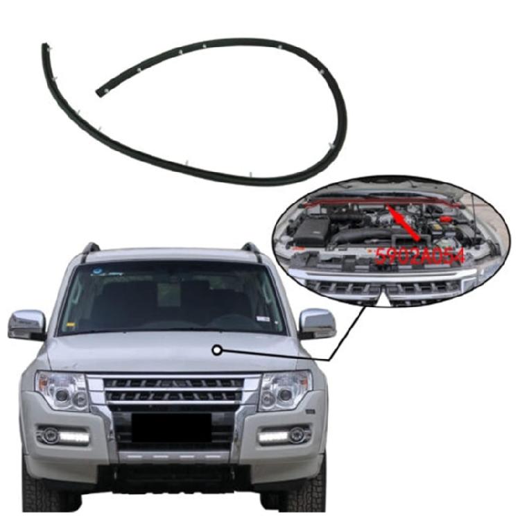 Strisce Sigillanti Flessibili per Cofano Auto Montaggio Diretto Gomma Resistente Agli Intemperie Riduzione Rumore per V93 V97 V98 V95 5902A054