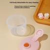 Travel Milk Powder Storaeg Box Formula Container Detachable Feature for Single Use Feeding and Easy Storage