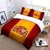 Spain Flag Coat of Arms Bedding Bedding Duvet Cover Set Duvet Cover Pillowcases  (1 * Duvet Cover 2 * Pillowcases, Without Duvet Insert)