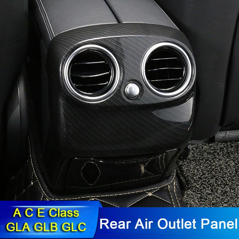 Car Rear Air Conditioner Vent Outlet Panel Cover Frame For Mercedes Benz A C E Class GLA GLB GLC W205 W213 X254 Auto Accessory