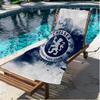 Chelsea F.C. Aufdruck Strandtuch, Vielseitiges Leichtes Saugfähiges Strandtuch für Pool, Surfen, Yoga, Badezimmer, Perfektes Geburtstags- oder Urlaubsgeschenk