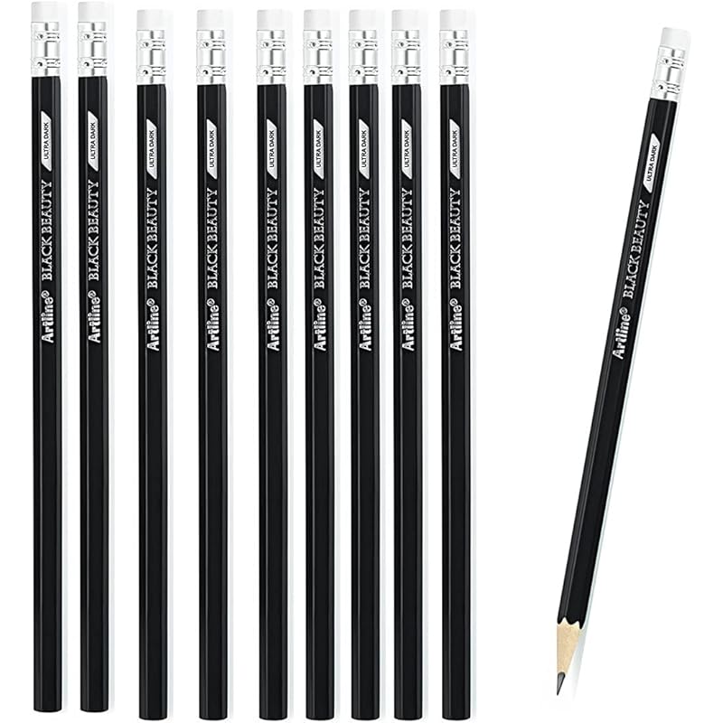 

Artline Black Beauty Ultra Dark Pencil Set Of 10 Pack Of 7 71