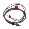 O Ring DC Charging Cable 18AWG Red Black Parallel O Ring DC Power Cable with Fuse for Off Grid RV Boat 2m   6.6ft