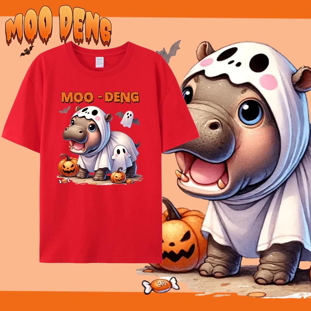 Moo Deng крошечный бегемотик звезда Таиланд милый карликовый бегемот унисекс для взрослых — фото 5