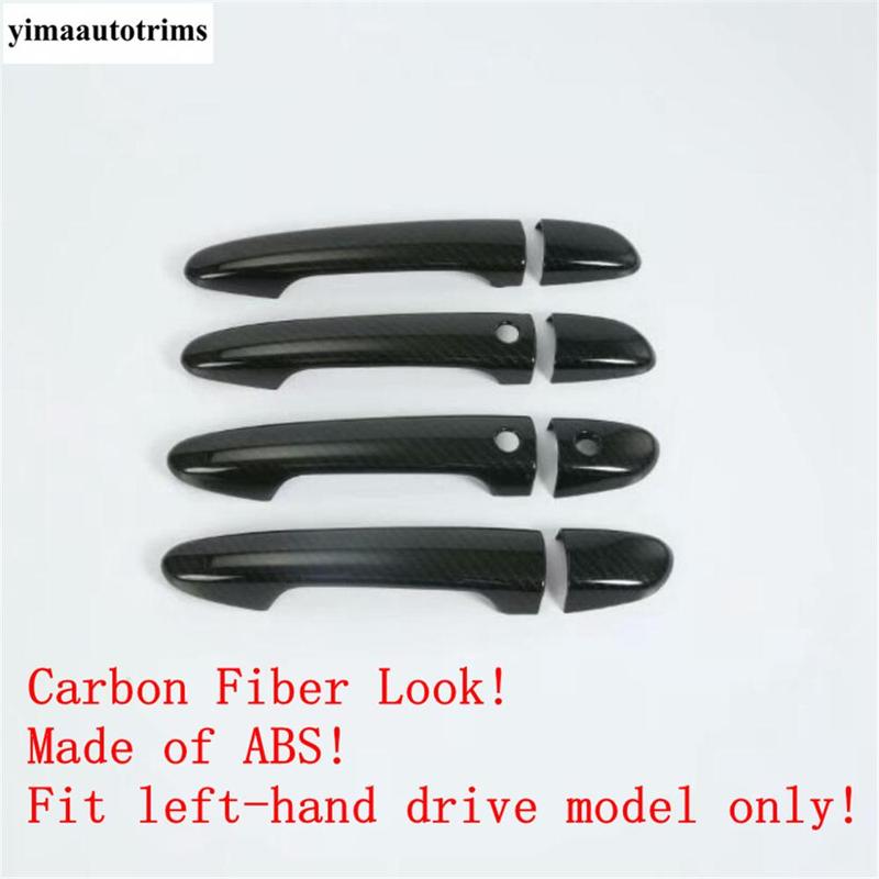 Car Outer Door Handle Protection Decorative Sequ Cover Trim For Mazda 6  - 2024 Carbon Fiber Accessories Exterior Kit