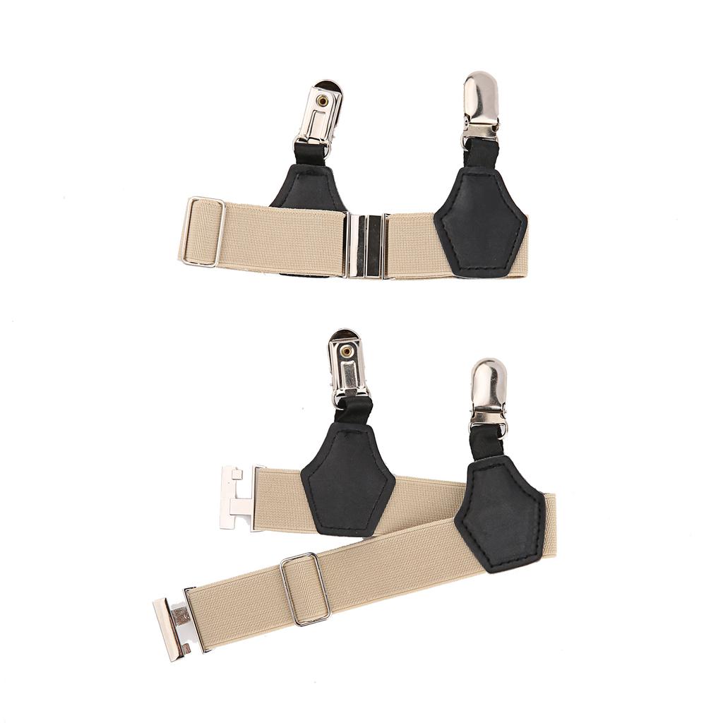 Unisex Sexy Tube Socks Garters Men Double Clips Man Suspenders Leg Single Clip Belt Hold Up Anti-slip Adjustable