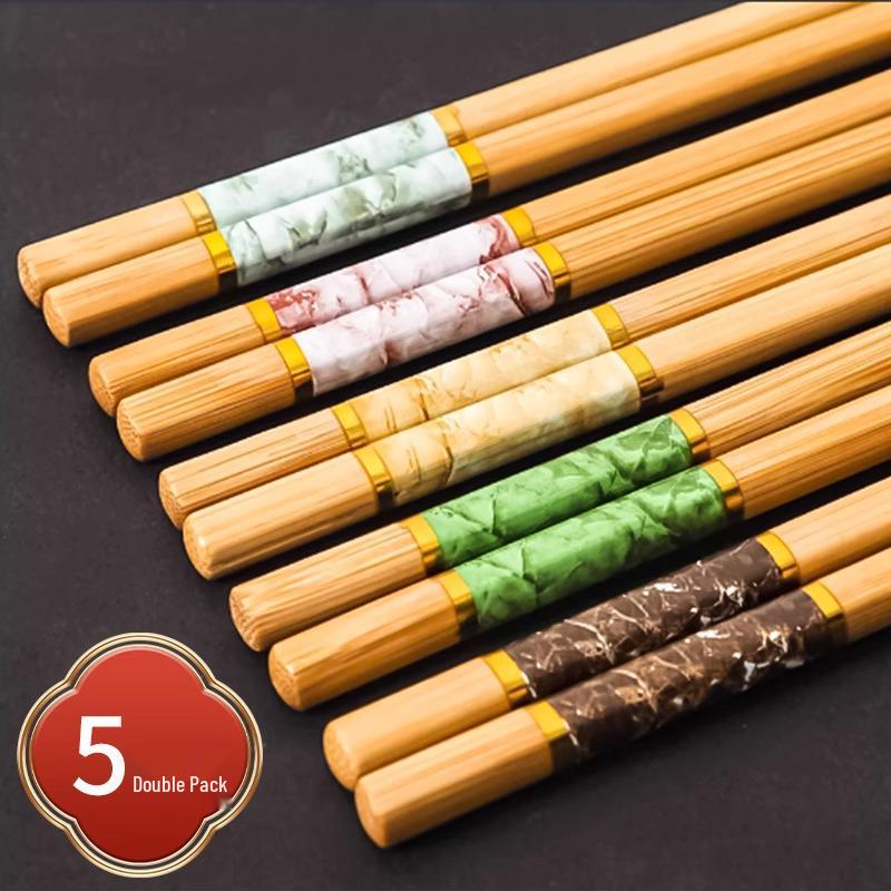 Premium Bambus Essstäbchen: Stilvoll, Hochwertig, Natürlich, Hitzebeständig & Schimmelfrei für Individuelle Nutzung.