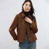 Women's Versatile Faux Suede Lapel Jacket