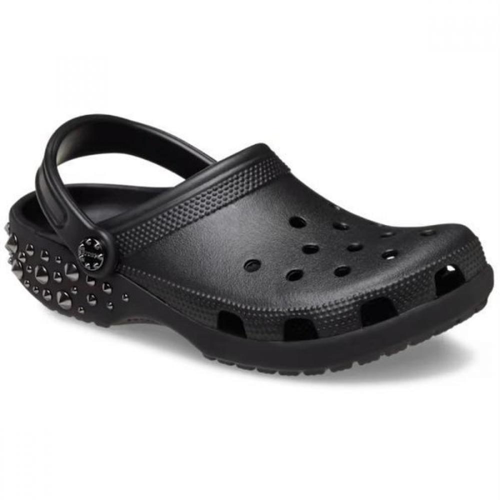 

Crocs Classic Stud Clog Comfortable Adult Black Hc02 BLACK/M4W6/230
