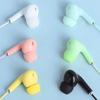 Macaron Farbe In-Ear Kopfhörer 3,5 mm Computer Mobiltelefon Musik Anruf Kopfhörer Einfache Bass Spielkopfhörer mit Mikrofon