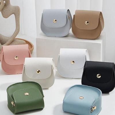 2025 Women's Mini Half-Moon Crossbody Bag with Lipstick Chain
