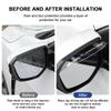 2pcs Car Side Rearview Mirror Guard Cover Rain Eyebrow Covers Stickers For Subaru Forester SG SJ SH Crosstrek Legacy Tribeca XV