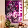 Hip Hop Rapper Lil Peep Printed Large Wall Tapestry Art Science Fiction Room Home Decor Decor Blanket