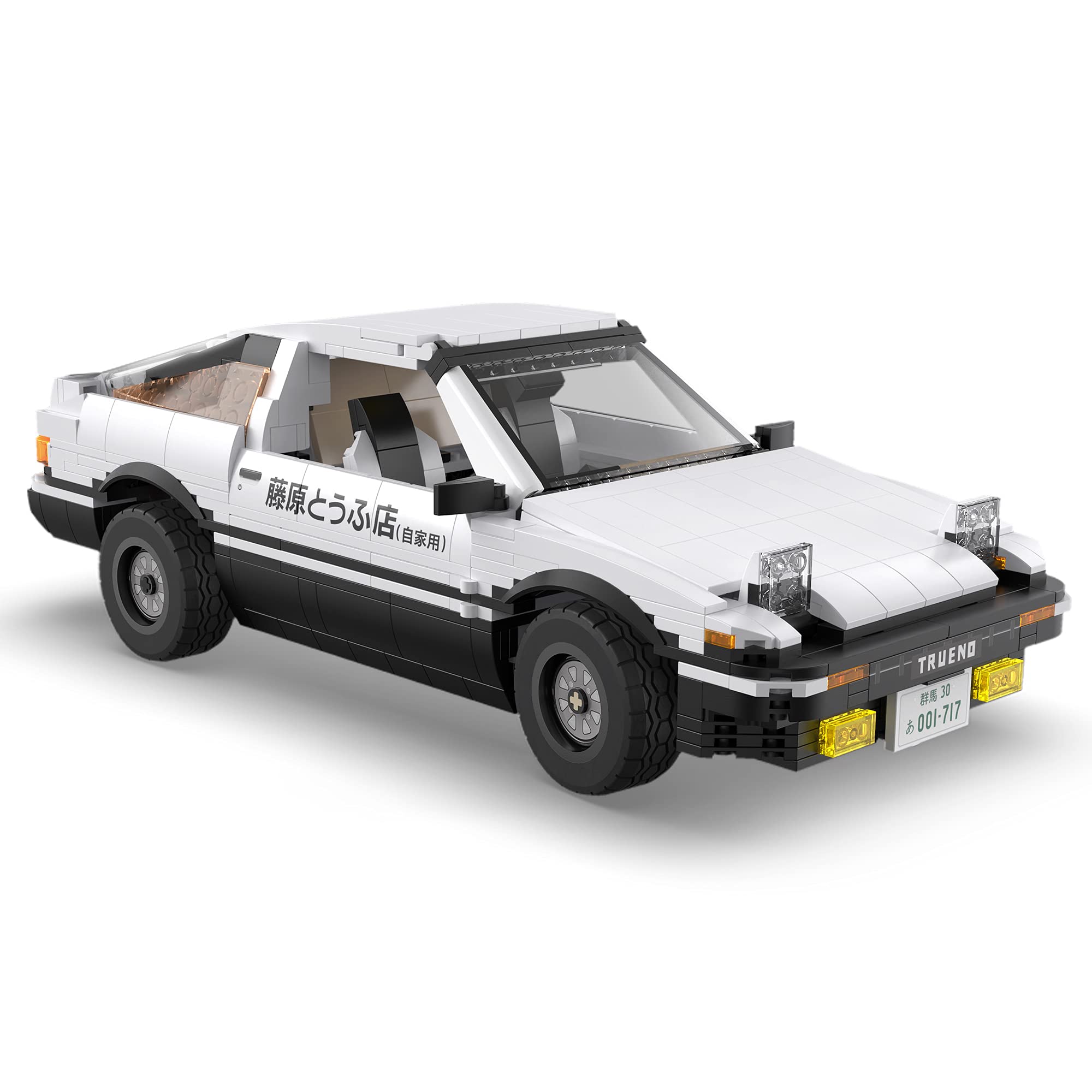 

CaDA Initial D 1/12 Scale Toyota AE86 Trueno Takumi Fujiwara / Initial D Official Licensed Block 1324 Pieces (Takumi Fujiwara)