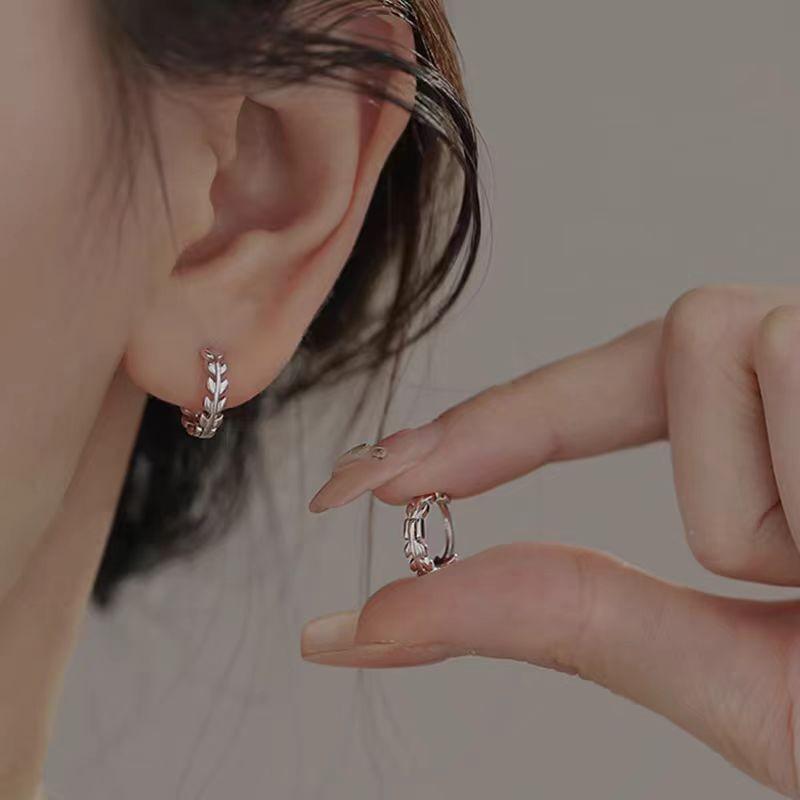 925 Sterling Silver Hoop Earrings: 2025 Modern Niche Design - Elegant & Luxurious for Women