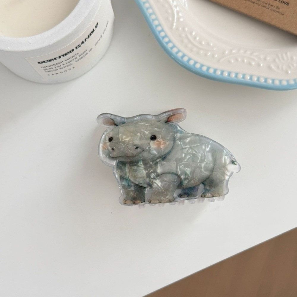Korean Style Cartoon Hair Claw Dog Geometry Shark Clip Fashion Animal Hair Clip  Girls